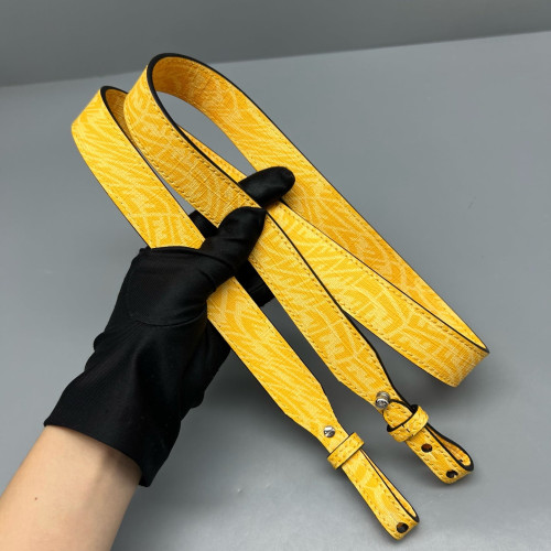 Fendi Baguette Canvas Yellow