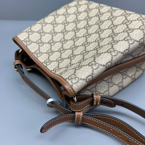 Gucci Bucket GG Monogram Beige Brown