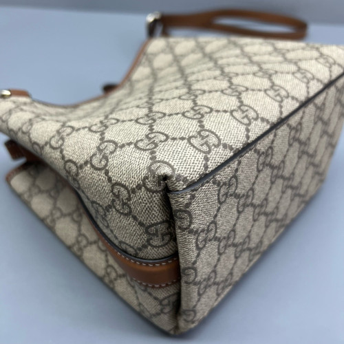 Gucci Bucket GG Monogram Beige Brown