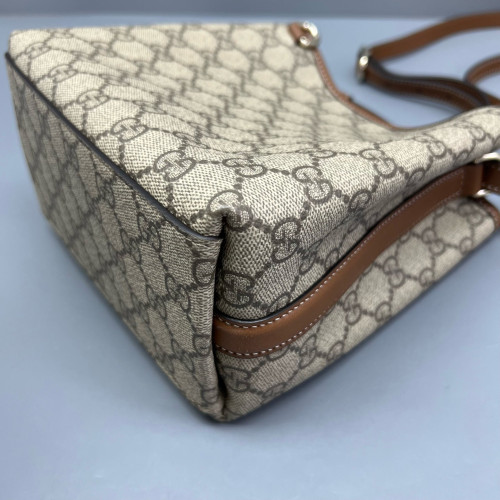 Gucci Bucket GG Monogram Beige Brown
