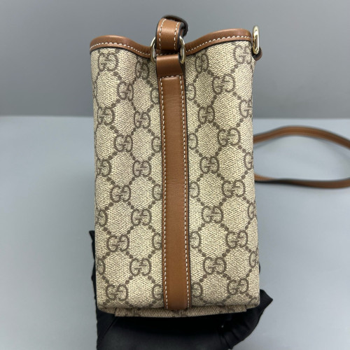 Gucci Bucket GG Monogram Beige Brown