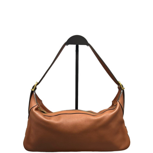 Celine Shoulder Bag Calfskin Tan