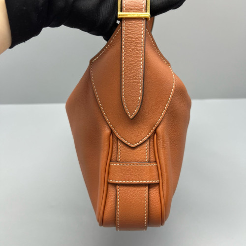 Celine Shoulder Bag Calfskin Tan