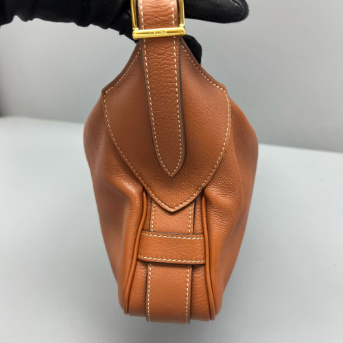 Celine Shoulder Bag Calfskin Tan