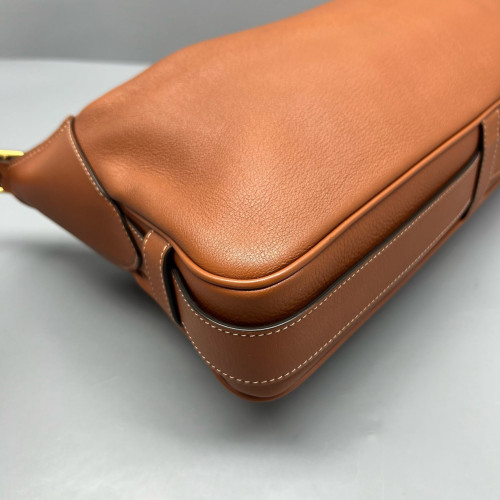 Celine Shoulder Bag Calfskin Tan