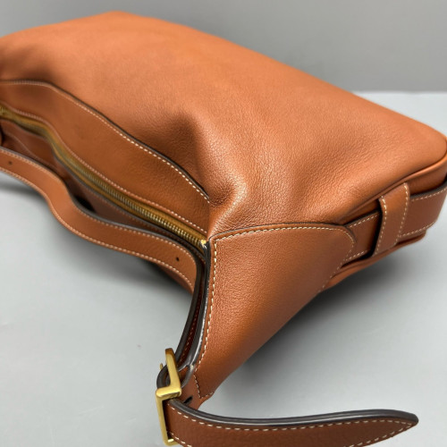 Celine Shoulder Bag Calfskin Tan
