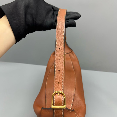 Celine Shoulder Bag Calfskin Tan