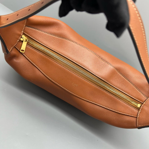 Celine Shoulder Bag Calfskin Tan
