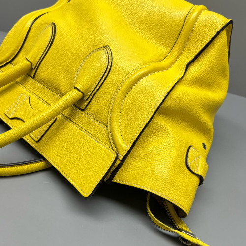 Celine Medium Luggage Phantom Calfskin Yellow