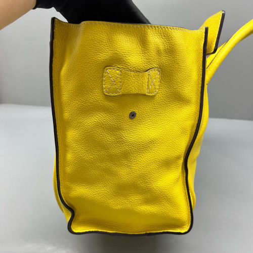 Celine Medium Luggage Phantom Calfskin Yellow