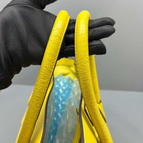 Celine Medium Luggage Phantom Calfskin Yellow