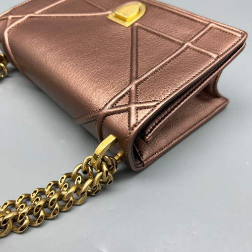 Dior Small Diorama Calfskin Pink