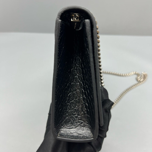 Yves Saint Laurent Medium Kate Crossbody Bag Calfskin Crocodile Embossed Black Yves Saint Laurent Medium Kate Crossbody Bag Calfskin Crocodile Embossed Black