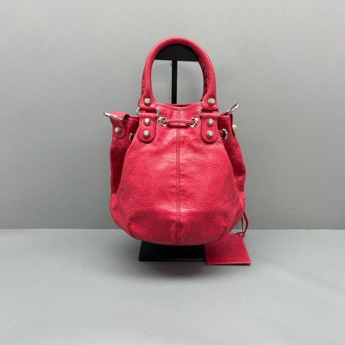 Balenciaga Bucket Calfskin Pink