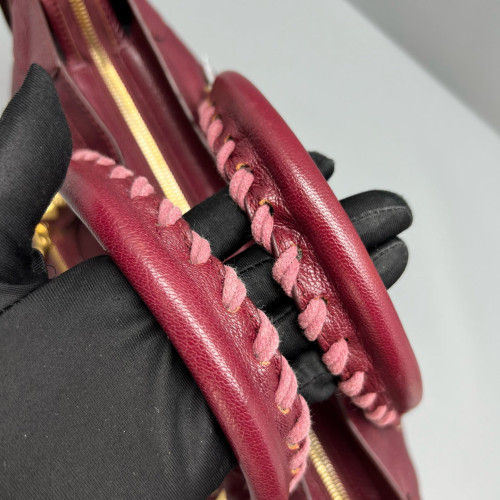 Balenciaga Medium City Calfskin Burgundy
