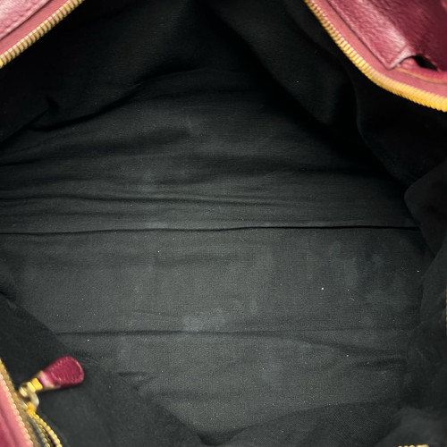 Balenciaga Medium City Calfskin Burgundy
