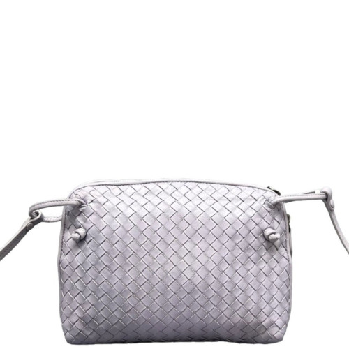 Bottega Veneta Camera Case Lambskin Intrecciato Nappa Light Purple