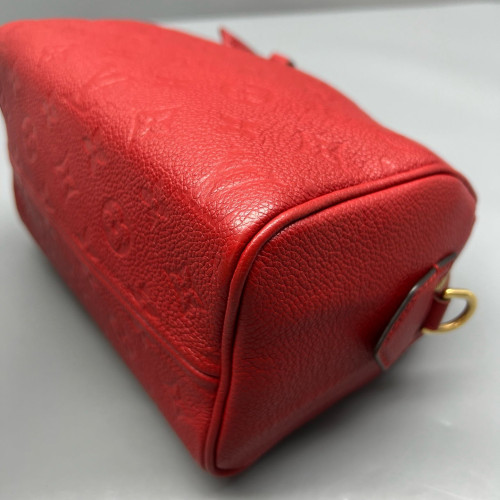 Louis Vuitton Speedy Bandouliere 20 Monogram Empreinte Red