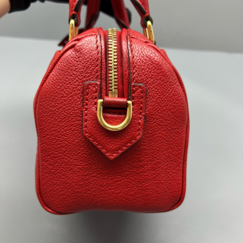 Louis Vuitton Speedy Bandouliere 20 Monogram Empreinte Red