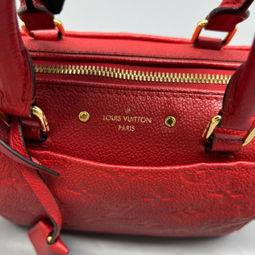 Louis Vuitton Speedy Bandouliere 20 Monogram Empreinte Red