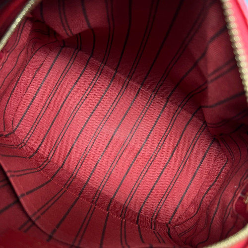 Louis Vuitton Speedy Bandouliere 20 Monogram Empreinte Red