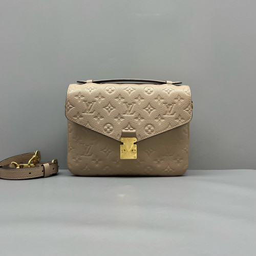 Louis Vuitton Pochette Metis Monogram Empreinte Taupe