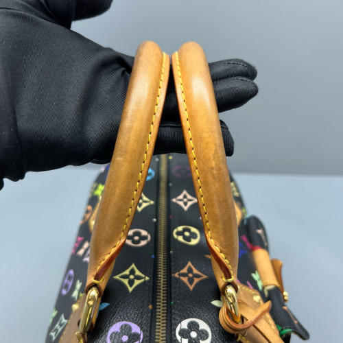 Louis Vuitton Handbag Monogram Multicolor Black