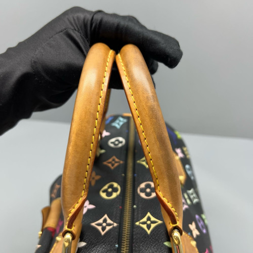 Louis Vuitton Handbag Monogram Multicolor Black