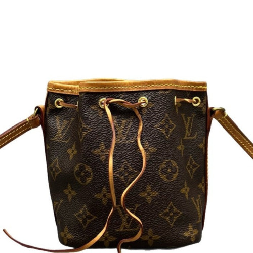 Louis Vuitton Nano Noe Monogram Dark Brown Light Brown