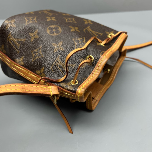 Louis Vuitton Nano Noe Monogram Dark Brown Light Brown