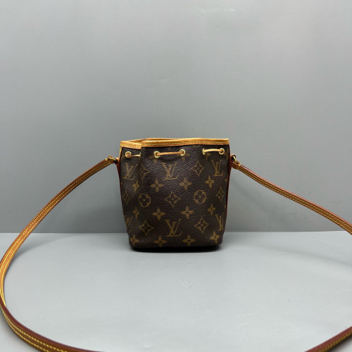 Louis Vuitton Nano Noe Monogram Dark Brown Light Brown