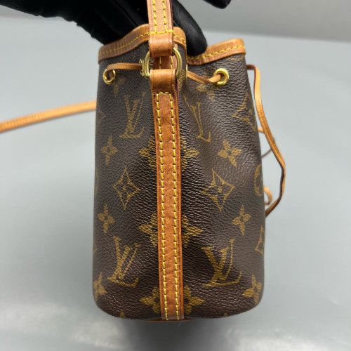 Louis Vuitton Nano Noe Monogram Dark Brown Light Brown