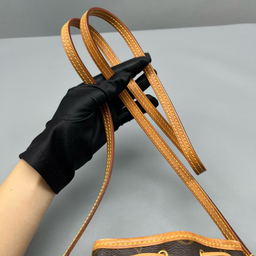 Louis Vuitton Nano Noe Monogram Dark Brown Light Brown