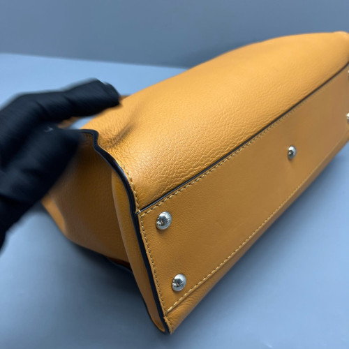 Fendi Peekaboo Iconic Medium Calfskin Yellow