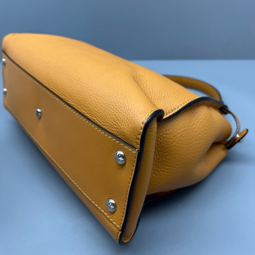 Fendi Peekaboo Iconic Medium Calfskin Yellow