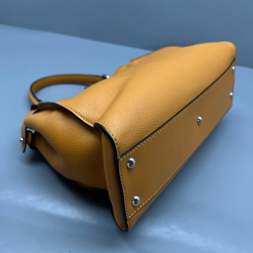 Fendi Peekaboo Iconic Medium Calfskin Yellow