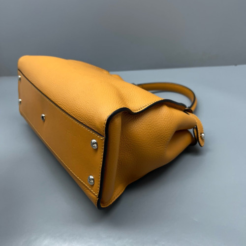 Fendi Peekaboo Iconic Medium Calfskin Yellow