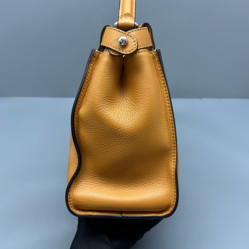 Fendi Peekaboo Iconic Medium Calfskin Yellow