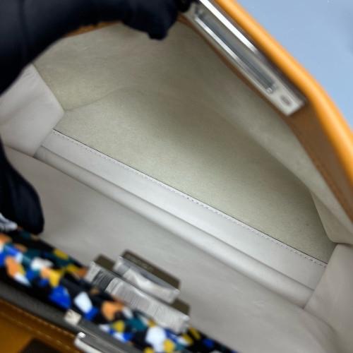 Fendi Peekaboo Iconic Medium Calfskin Yellow