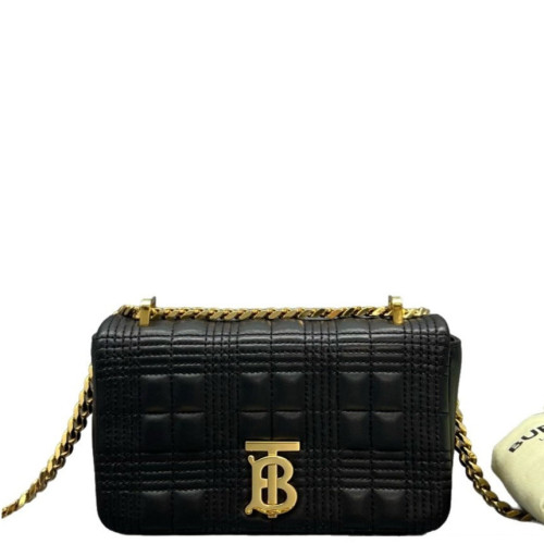 Burberry Mini Lola Crossbody Bag Calfskin Black