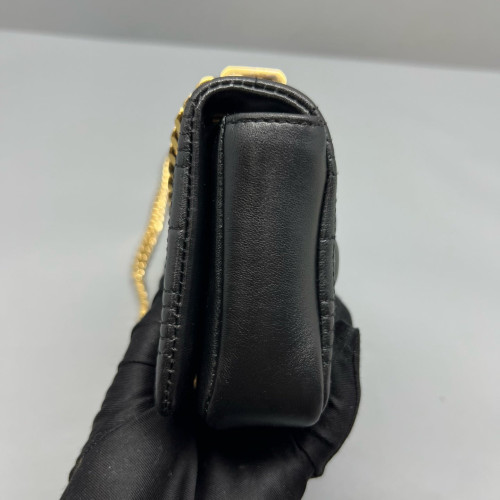 Burberry Mini Lola Crossbody Bag Calfskin Black