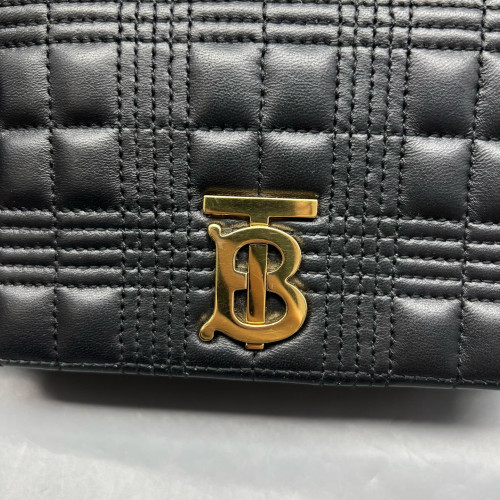 Burberry Mini Lola Crossbody Bag Calfskin Black