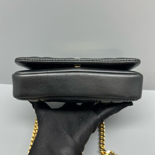 Burberry Mini Lola Crossbody Bag Calfskin Black