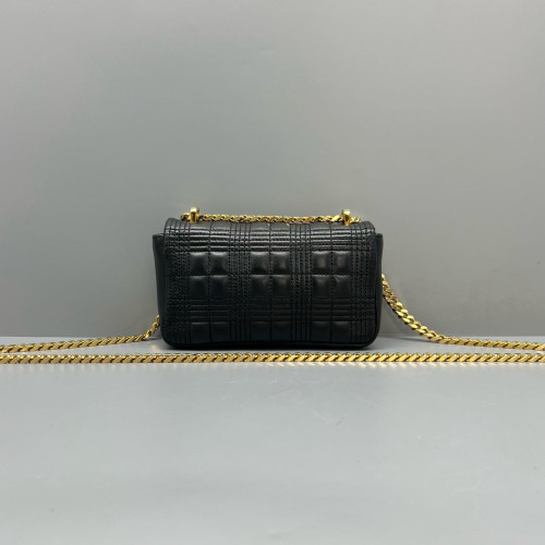 Burberry Mini Lola Crossbody Bag Calfskin Black