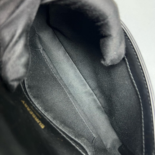 Burberry Mini Lola Crossbody Bag Calfskin Black