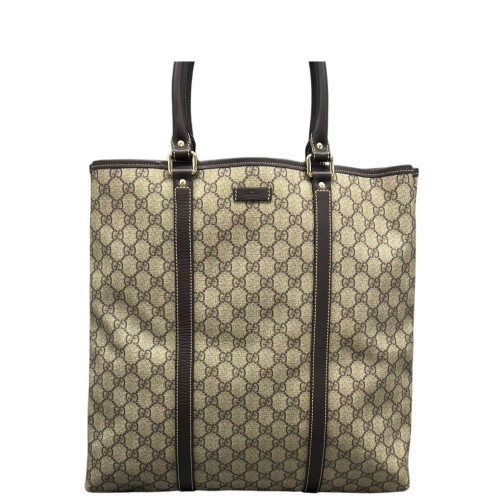 Gucci Joy Vertical Tote GG Monogram Beige Brown