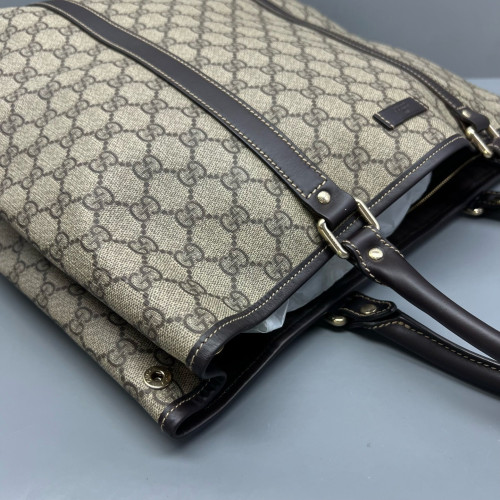Gucci Joy Vertical Tote GG Monogram Beige Brown