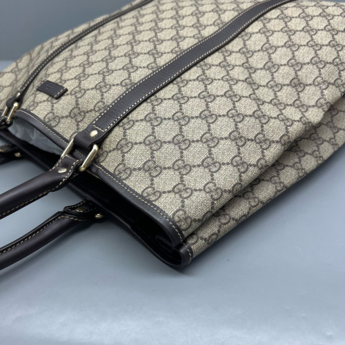 Gucci Joy Vertical Tote GG Monogram Beige Brown