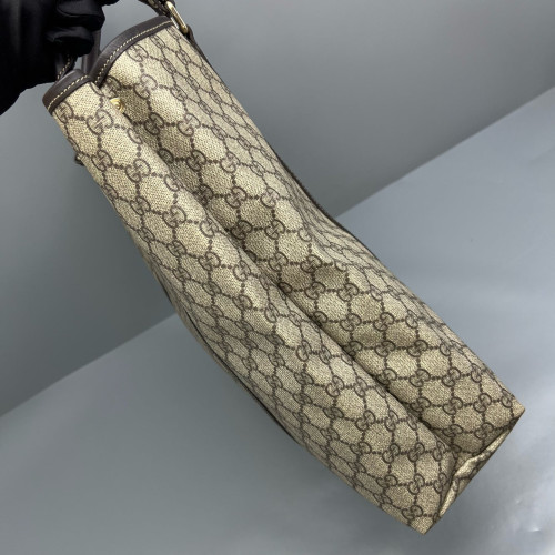 Gucci Joy Vertical Tote GG Monogram Beige Brown