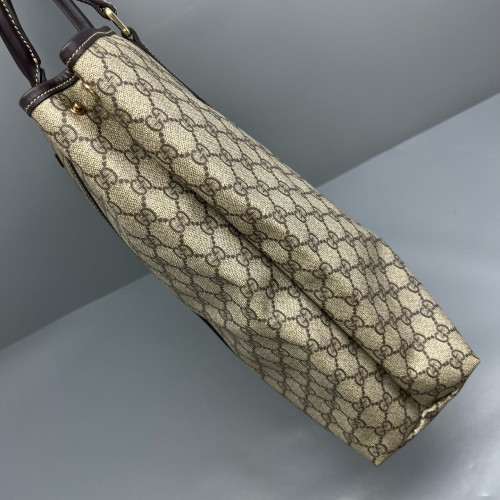 Gucci Joy Vertical Tote GG Monogram Beige Brown